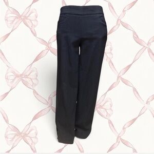 Navy straight leg pants